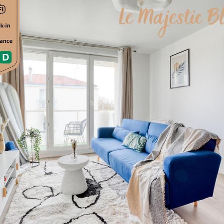 Le Majestic Blue - Metro 8/Hopital Henri Mondor Créteil Eksteriør billede